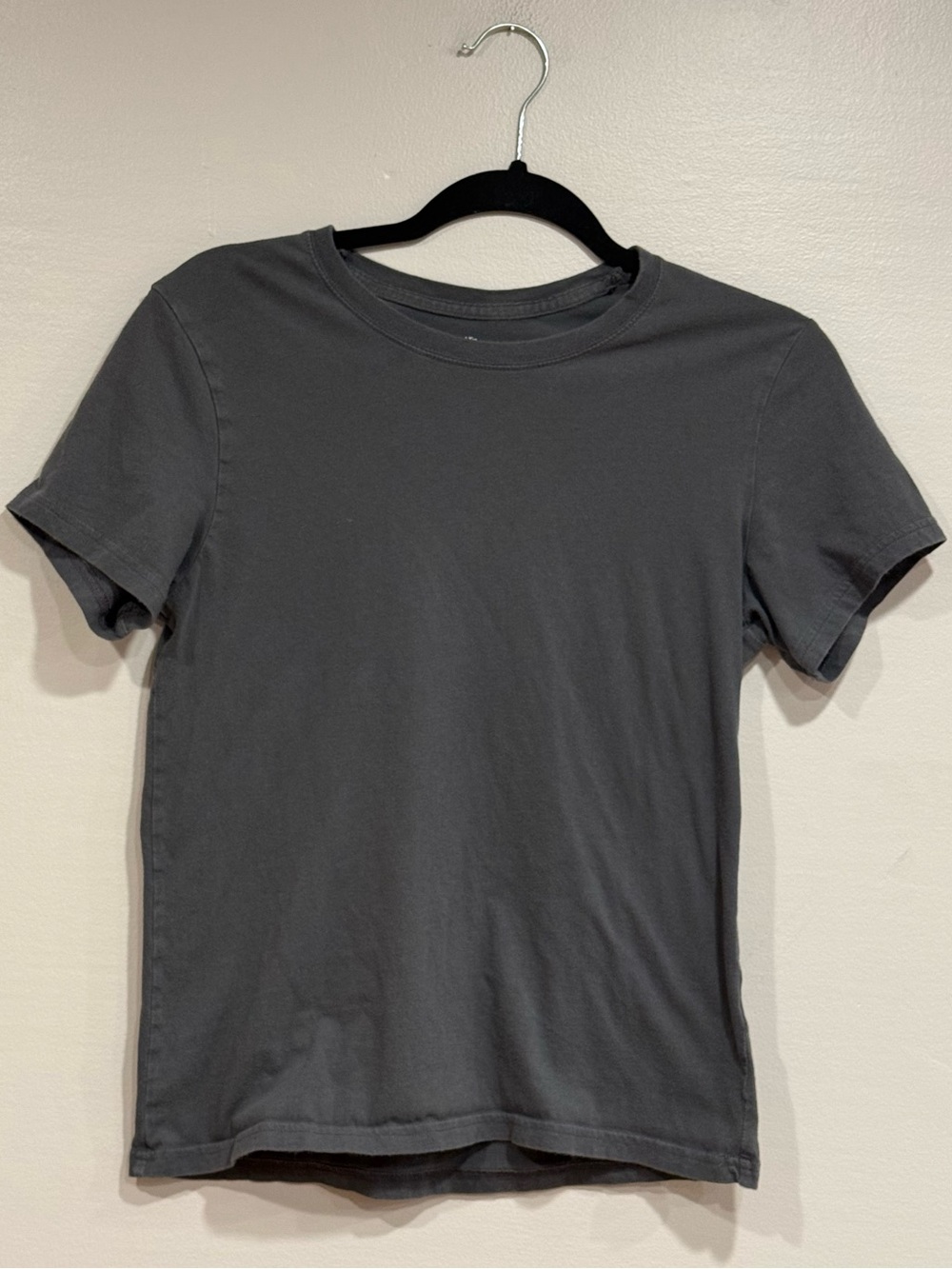 Abercrombie & Fitch Relaxed Tee Soft A&F Collection Charcoal Gray Women's Small